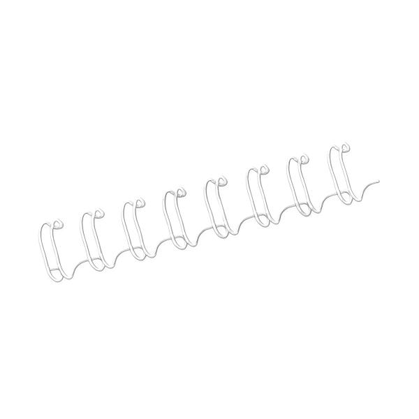 Fellowes 53270 accessori per la rilegatura (Fellowes 53270 12mm White Wires)