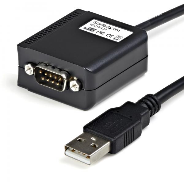 StarTech.com Cavo adattatore seriale professionale USB RS422/485 da 1,80 m con interfaccia COM (CABLE 1.8M USB A 1 PUERTO RS422 - 485 SERIE DB9 RETENCION COM IN)
