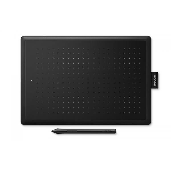 Wacom One by Medium tavoletta grafica Nero 2540 lpi [linee per pollice] 216 x 135 mm USB (One by Medium graphic tablet - 2540 lpi 216 x 135 mm USB - Black One by Medium, Wired, 2540 lpi, 216 x 135 mm