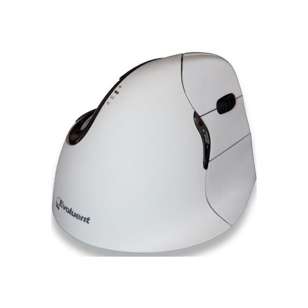 Evoluent Verticalmouse 4 mouse Ufficio Bluetooth Ottico 2600 DPI (An Evoluent product. RIGHT HANDED Evoluent VerticalMouse 4 Bluetooth in White for MAC [Can be used for Windows OS; buttons have defau