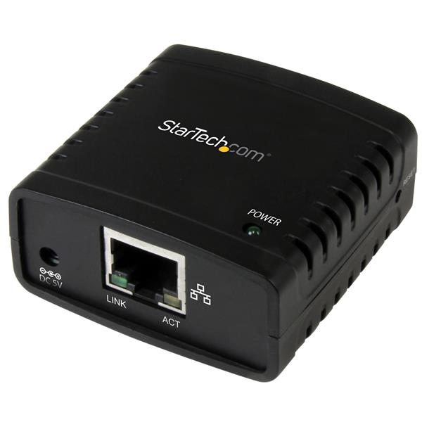 StarTech.com Server di rete per Stampante Ethernet 10/100 Mbps con porta USB 2.0 (USB NETWORK LPR PRINT SERVER - 10BASE T100BASE TX AUTO SENSING)