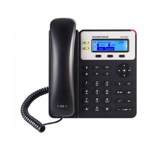 Grandstream Networks GXP1625 telefono Telefono DECT Nero (Networks GXP1625 telephone - DECT telephone Black - Warranty: 12M)