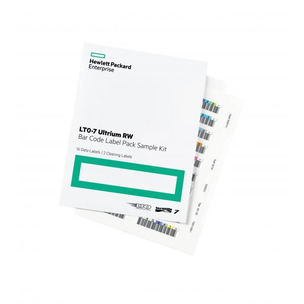 HPE LTO-7 Ultrium RW Bar Code Label Pack (LTO-7 Ultrium RW Bar Code - Labels 100pcs **New Retail** - Label Pack - Warranty: 12M)