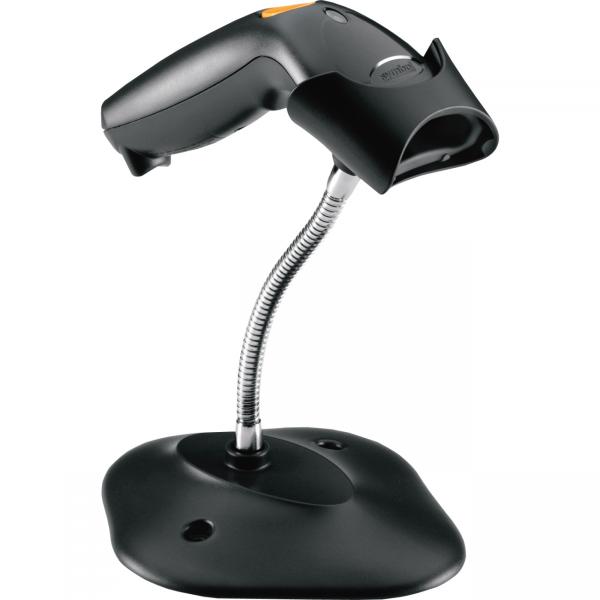 Motorola LS1203 Lettore di codici a barre portatile Laser Nero (LS1203 USB KIT 7FT - BLACK W/STAND EMEA)