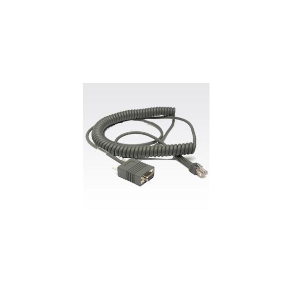 Motorola RS232 Cable cavo di segnale 3,6 m Grigio (RS232 CBL STD-DB9F EAS - 12FT COILED)