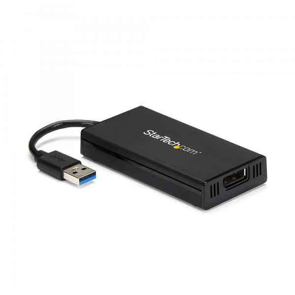 StarTech.com Adattatore da USB 3.0 a DisplaPort - 4K 30Hz Ultra HD - Certificato DisplayLink - Convertitore da USB Type-A a DP per monitor - Scheda Video e Grafica Esterna - Mac e Windows (USB 3.0 TO