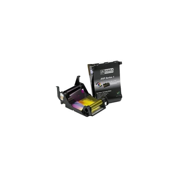Zebra 800011-140 nastro per stampante 100 pagine Nero, Ciano, Magenta, Giallo (COLOUR RIBBON F/ ZXP SERIES 1 - 100 IMAGES)