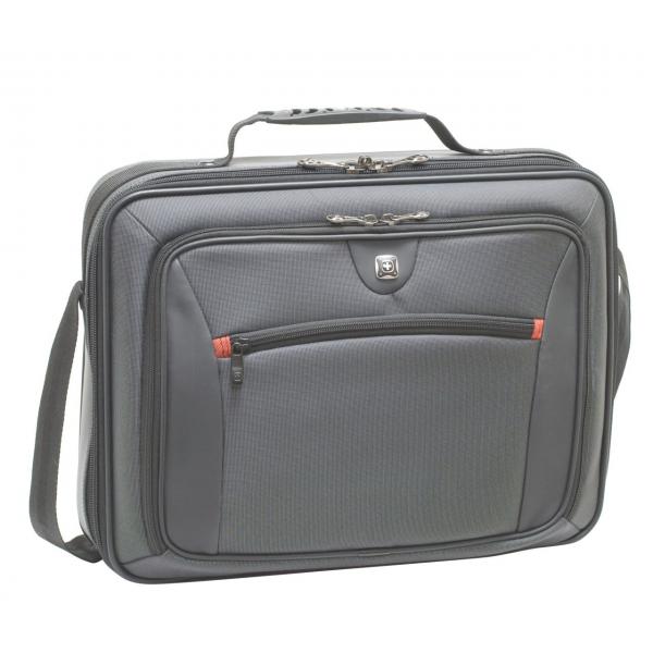 Wenger/SwissGear Insight 39,6 cm [15.6] Valigetta ventiquattrore Grigio (Wenger Insight 15.6 Single Laptop Case)