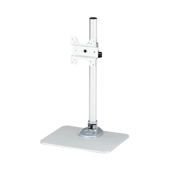 StarTech.com Supporto per monitor singolo a 34 [14Kg] - Regolabile - Acciaio - Argento (FREE STANDING SINGLE MONITOR - MOUNT ADJUSTABLE VESA STAND)