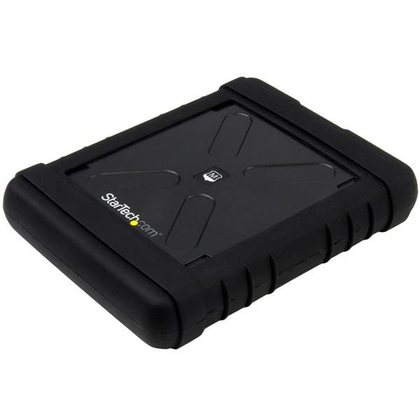 StarTech.com Box Esterno Robusto per Hard Drive - Case esterno anti-shock USB 3.0 a 2,5 SATA 6Gbps HDD/SSD con UASP (2.5IN SATA HDD + SSD ENCLOSURE - WATER RESISTANT IP54 USB 3.0)