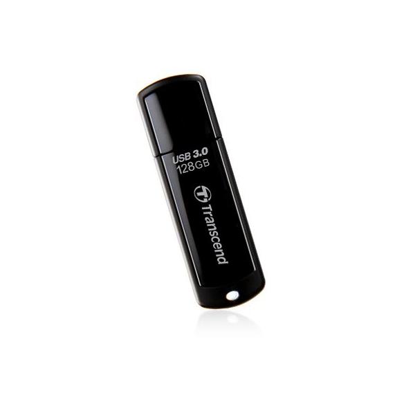 Transcend JetFlash 700 unità flash USB 128 GB USB tipo A 3.2 Gen 1 [3.1 Gen 1] Nero (128GB JETFLASH 700 - USB 3.0 BLACK)