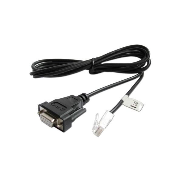 APC AP940-0625A adattatore per inversione del genere dei cavi DB9 RJ45 Nero (APC RJ45 serial cable for Smart-UPS LCD Models 2m - AP940-0625A)