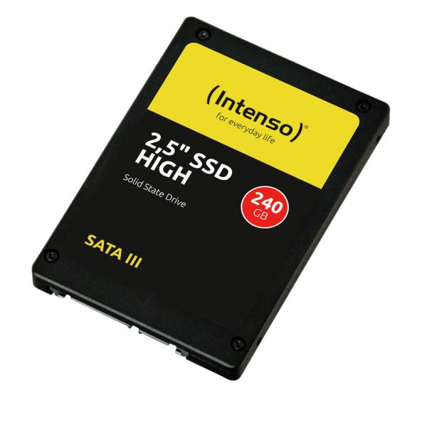 Intenso High Performance 2.5 240 GB 2.5 Serial ATA III (240GB 2.5 SSD High Int - High Performance, 240 GB, - 2.5, 520 MB/s, 6 Gbit/s - Warranty: 12M)
