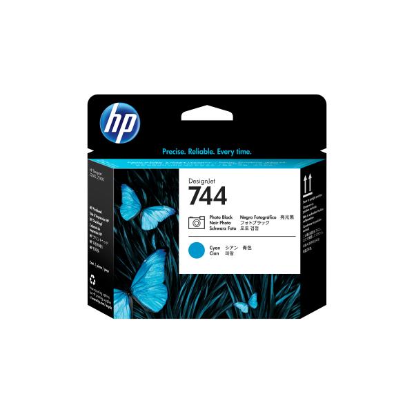 HP Testina di stampa nero fotografico/ciano DesignJet 744 (HP 744 PHOTO BLACK & CYAN PRINTHEAD)