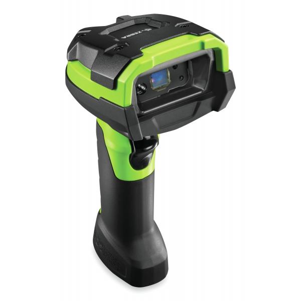 Zebra DS3608-SR Lettore di codici a barre portatile 1D/2D LED Nero, Verde (DS3608 RUGG GR VIBR MOTOR USB - CBA-U46-S07ZAR SHIELD USB CABLE)