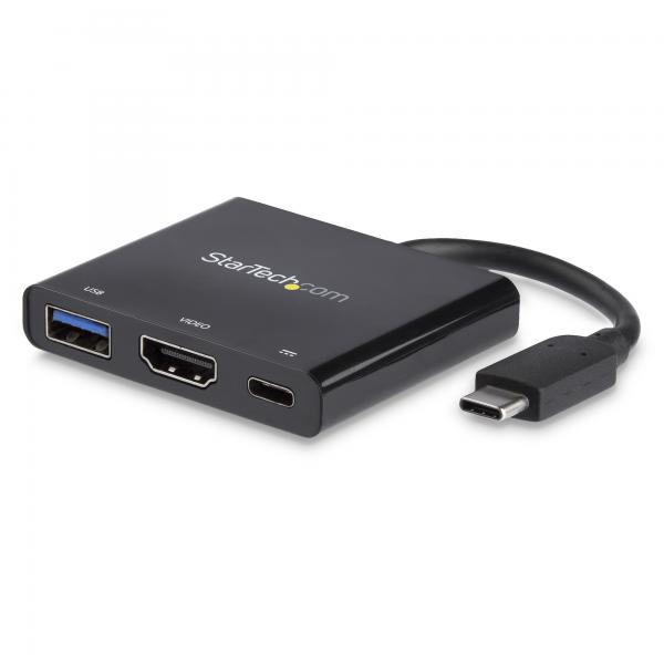StarTech.com Adattatore multifunzione USB-C a HDMI 4K con fornitura di alimentazione e porta USB-A (StarTech.com Adattatore Multifunzione USB-C a HDMI 4K con porta USB-A - Docking station - USB-C / T