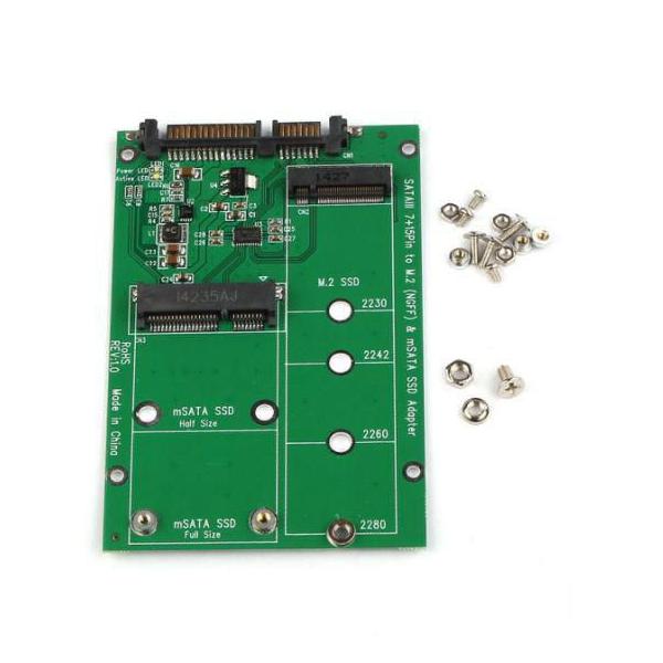 CoreParts MSNX1100 scheda di interfaccia e adattatore Interno M.2 (NGFF M.2 B-Key / mSATA to SATA - Adapter - M.2 up to 80mm - Warranty: 12M)