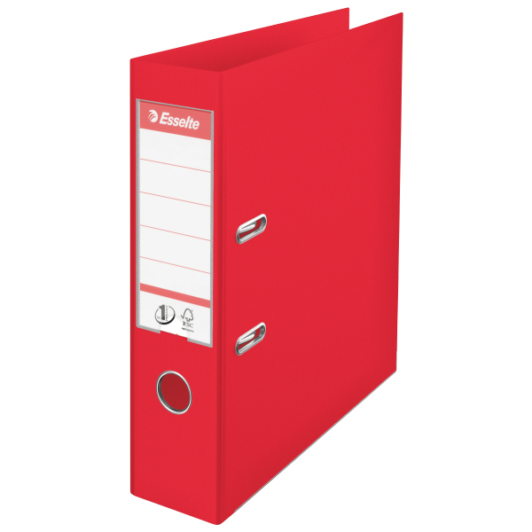 Esselte 624068 raccoglitore ad anelli A4 Rosso (LAF No1 Vivida FSC PP A4/75 Re)