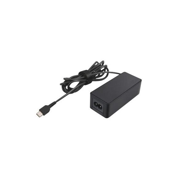 Lenovo 4X20M26257 adattatore e invertitore Auto/interno 45 W Nero (45W Standard AC Adapter - **New Retail** - USB Type-C [DK] - Warranty: 12M)