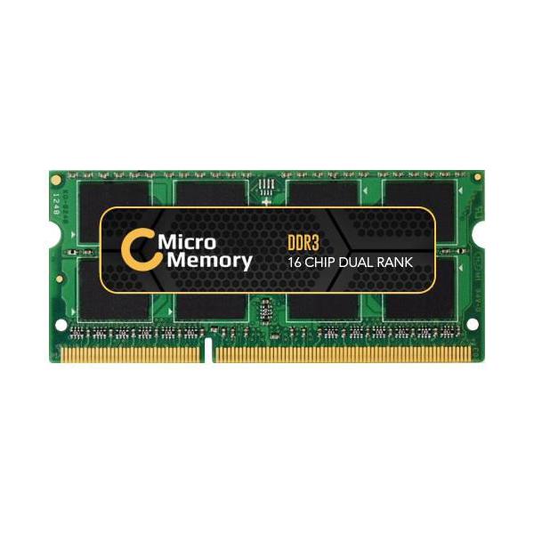 CoreParts MMG2511/8GB memoria 1 x 8 GB DDR3 (8GB Memory Module 1600Mhz - DDR3 Major SO-DIMM 1600MHz - DDR3 MAJOR SO-DIMM - Warranty: 120M)
