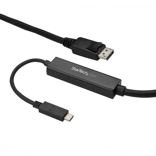 StarTech.com Cavo Adattatore USB-C a DisplayPort da 3m - 4k 60hz - Nero (10FT USB C TO DISPLAYPORT 1.2 - CABLE ADAPTER USB C DP CONVERTER)