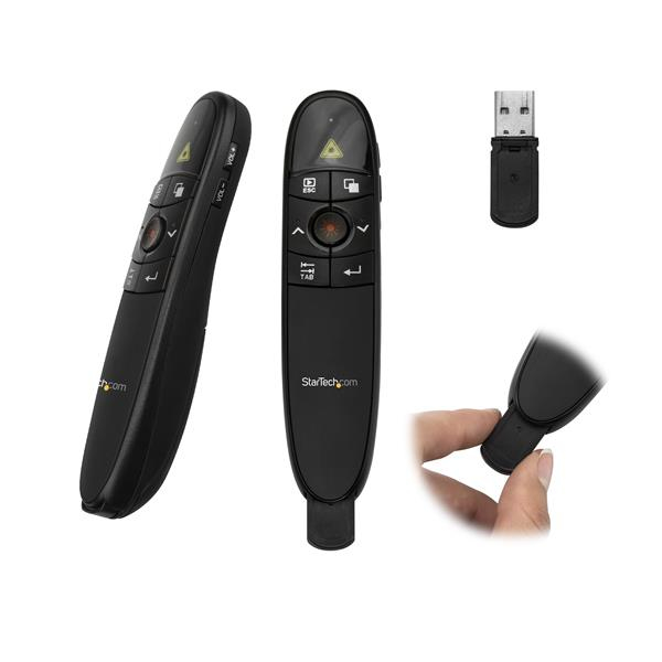 StarTech.com Telecomando per Presentazione PowerPoint Wireless - Presentatore senza fili fino a 27m (WIRELESS PRESENTATION CLICKER - POWERPOINT REMOTE CONTROL - 27M)