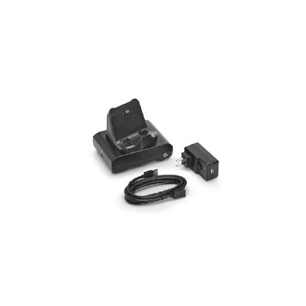 Zebra CRD-MPM-1SCHGEU1-01 Caricabatterie per dispositivi mobili Stampante portatile Nero AC Interno (1-SLOT PRINT CRADLE EU PLUG - ZQ300)