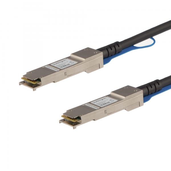 StarTech.com Cisco QSFP-H40G-CU3M Compatibile - Cavo Modulo QSFP+ ad attacco diretto - 3 m (Startech Cisco QSFP-H40G-CU3M Compatible 3m 40G QSFP+ to QSFP+ DAC Twinax, 40GbE QSFP+ Copper DAC 40 Gbps L