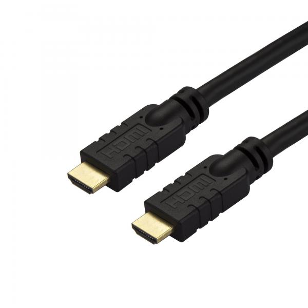 StarTech.com Cavo HDMI 2.0 da 10 m - Cavo HDMI attivo 4K a 60 Hz - Classificazione CL2 per installazione a parete - Cavo HDMI UHD ad alta velocità e lunga durata - HDR, 18 Gbps - Cavo da maschio a ma