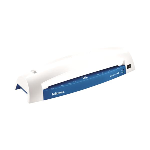 Fellowes Lunar+ A3 Plastificatrice a caldo 300 mm/min Blu, Bianco (Lunar+ A3 Laminator [Blue] - 230v UK)