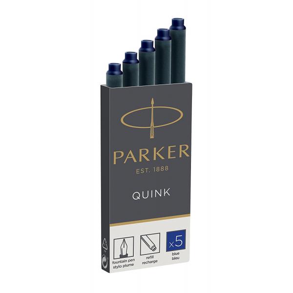 Parker 1950402 ricaricatore di penna Blu 5 pz (Parker 1950402 genopfyldelig pen Bl? 5)