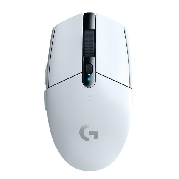 Logitech G G305 (Logitech G G305 - Mouse - ottica - 6 pulsanti - senza fili - 2.4 GHz - ricevitore wireless USB - bianco)