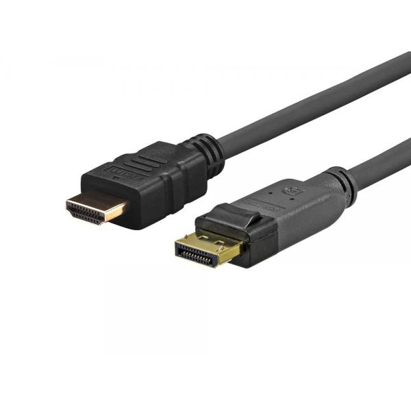 Vivolink PRODPHDMI4K2 cavo e adattatore video 2 m DisplayPort HDMI Nero (PRO DISPLAYPORT - HDMI 4K - . - Warranty: 1188M)