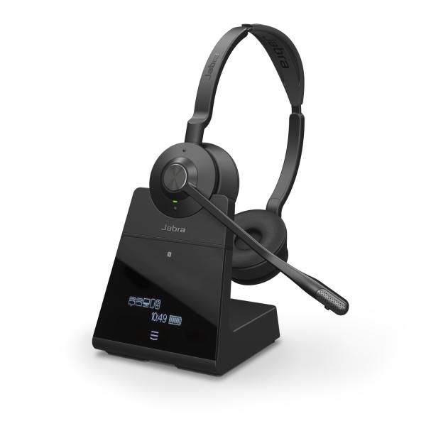 Jabra Engage 75 Auricolare Wireless A Padiglione Ufficio Bluetooth Nero (ENGAGE 75 [STEREO] - Engage 75 Stereo, Headset, - Head-band, Office/Call center, Black, Binaural, China - Warranty: 12M)