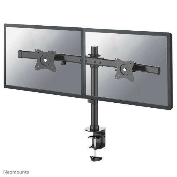 Neomounts FPMA-DCB100DBLACK Braccio per monitor 10-27 (FPMA-DCB100DBLACK ,Dual - Crossbar Monitor Arm, 10-27, - 0-10 kg/screen - Black Tilt/Turn/Rotate 10-27 Black - Warranty: 60M)