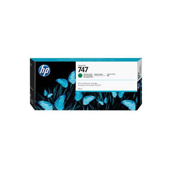 HP Cartuccia di inchiostro verde cromatico 747 DesignJet da 300 ml (HP 747 300-ML CHROMATIC GREEN INK CA)
