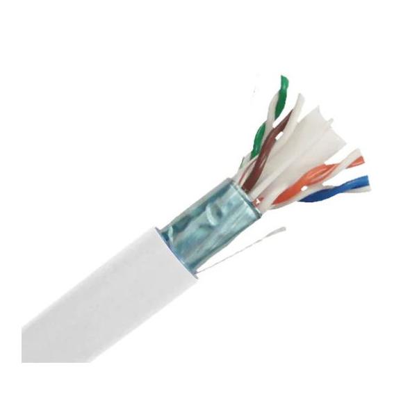Microconnect KAB030-305 cavo di rete Bianco 305 m Cat5e F/UTP [FTP] (Cat5E F-UTP Solid, 24AWG - 0.50MM CCA, PVC,305m Cat5E - F-UTP Solid, 24AWG 0.50MM CCA, PVC,305m - Warranty: 300M)