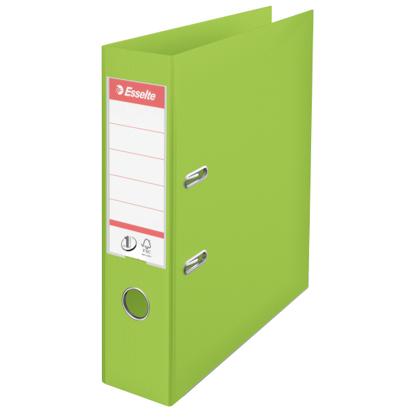 Esselte 624069 raccoglitore ad anelli A4 Verde (LAF No1 Vivida FSC PP A4/75 Gr)