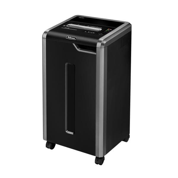 Fellowes 325Ci distruggi documenti Triturazione incrociata 60 dB 24 cm Nero, Argento (Powershred 325CI Shredder [Cross Cut] 230v EU/UK)