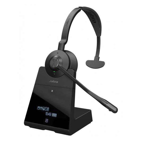 Jabra Engage 75 Mono Auricolare Wireless A Padiglione, Passanuca Ufficio Bluetooth Nero (Engage 75 Mono - Head-band Black - Warranty: 12M)