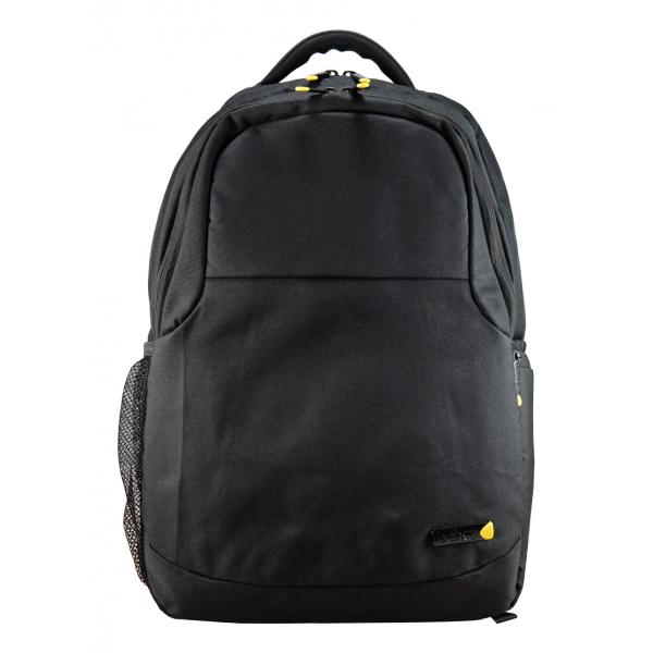 Techair Eco essential 35,8 cm [14.1] Zaino Nero (A Techair product - Eco 14.1 Backpack Black. Manufactured using recycled PET [RPET]; at source 22 x 250ml or 13 x 350ml recycled plastic bottles are r