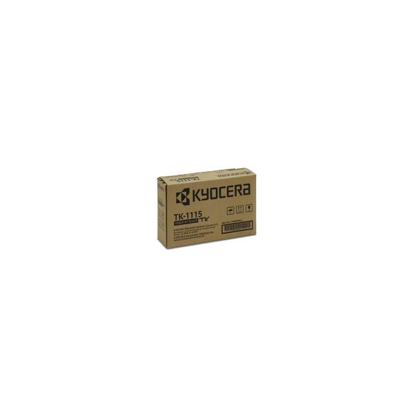 KYOCERA TK-1115 cartuccia toner 1 pz Originale Nero (KYOCERA TK1115 BLACK TONER CARTRIDGE 1.6 PAGES 1T02M50NL1)
