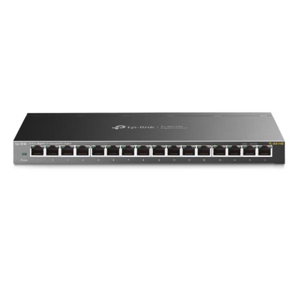 TP-Link TL-SG116E Non gestito L2 Gigabit Ethernet [10/100/1000] Nero (16-P.GIGABIT EASY SMART SWITCH - .)