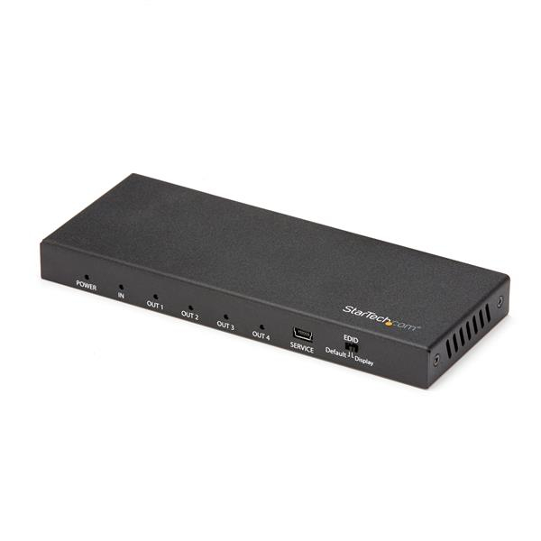 StarTech.com Sdoppiatore Splitter HDMI a 4 porte - 60Hz (4 PORT 4K HDMI SPLITTER - 1X4 WAY HDMI 2.0 SPLITTER)