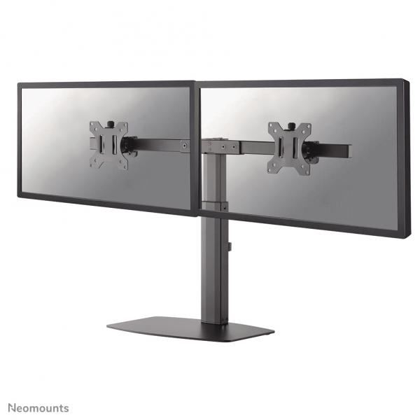 Neomounts FPMA-D865DBLACK Supporto per monitor 10-27 - molla a gas (DESK MOUNT DUAL 19-27IN BLACK - STAND 75X75TO100X100)