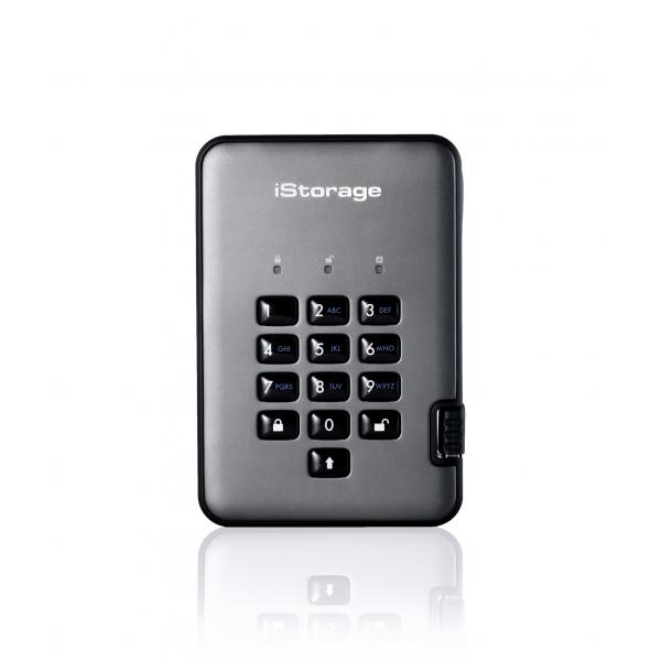 iStorage diskAshur PRO2 SSD 128 GB USB tipo A 3.2 Gen 1 [3.1 Gen 1] Nero (diskAshur Pro2 SSD 256-bit 128GB FIPS Certified)