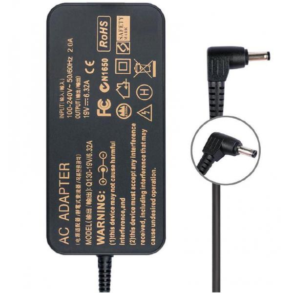 CoreParts MBXAS-GAM001 adattatore e invertitore Interno 120 W Nero (Gaming Adapter for Asus - 120W 19V 6.32A Plug:5.5*2.5 - Including EU Power Cord for Asus ROG GL551JW, VivoBook, F554LA, K55VD, N76V