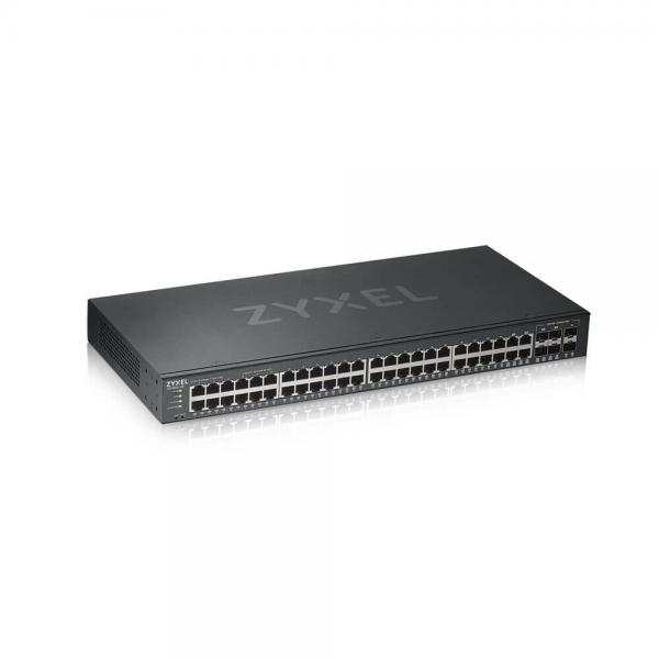 Zyxel GS1920-48V2 Gestito Gigabit Ethernet [10/100/1000] Nero (GS1920-48V2 48 PORT SMARTSWITCH - HYBIRD MODE STANDALONE)