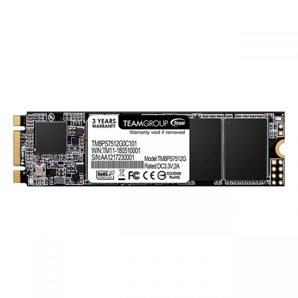 Team Group MS30 512 GB M.2 Serial ATA III (Team MS30 [TM8PS7512G0C101] 512GB, M.2 Sata Interface, PCIe Gen3, Read 550MB/s, Write 480MB/s, 3 Year Warranty)