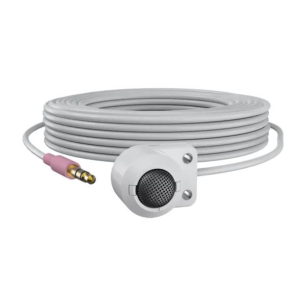 Axis 01560-001 microfono Bianco Microfono per fotocamera di sicurezza (T8351 MK II MICROPHONE 3.5MM - T8351 Mk II, Security camera - microphone, -22 dB, 20 - 20000 Hz, Wired, 3.5 mm [1/8], 5 m - Warr